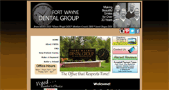 Desktop Screenshot of fortwaynedentalgroup.com